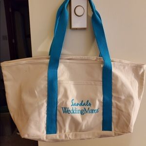 Sandals Resort canvas beach bag